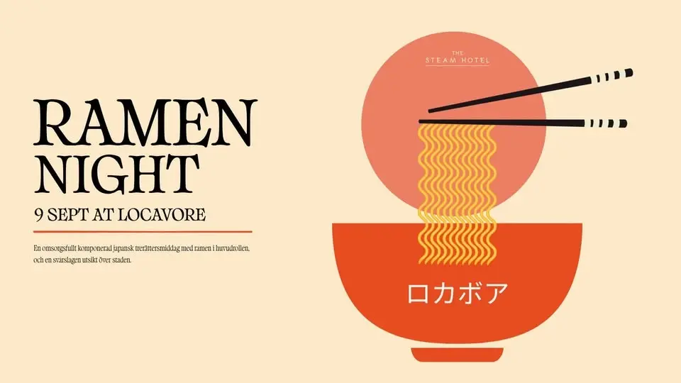 Ramen night at Steam Hotel