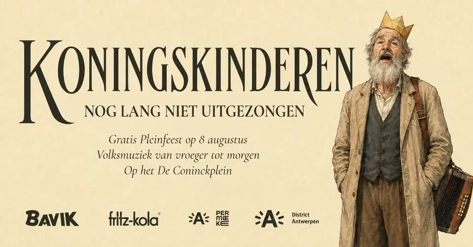 KONINGSKINDEREN ﹆﹅  Gratis Pleinfeest op 't De Coninckplein