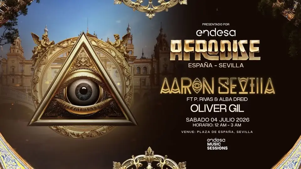 Afrodise en Sevilla, plaza de España, Sevilla, España