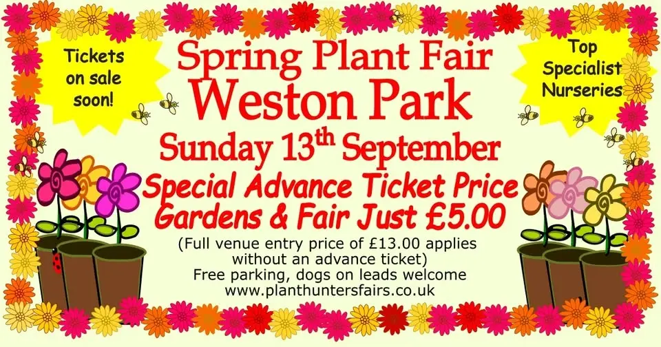 Autumn Plant Hunters' Fair at Weston Park on Sunday 13th September