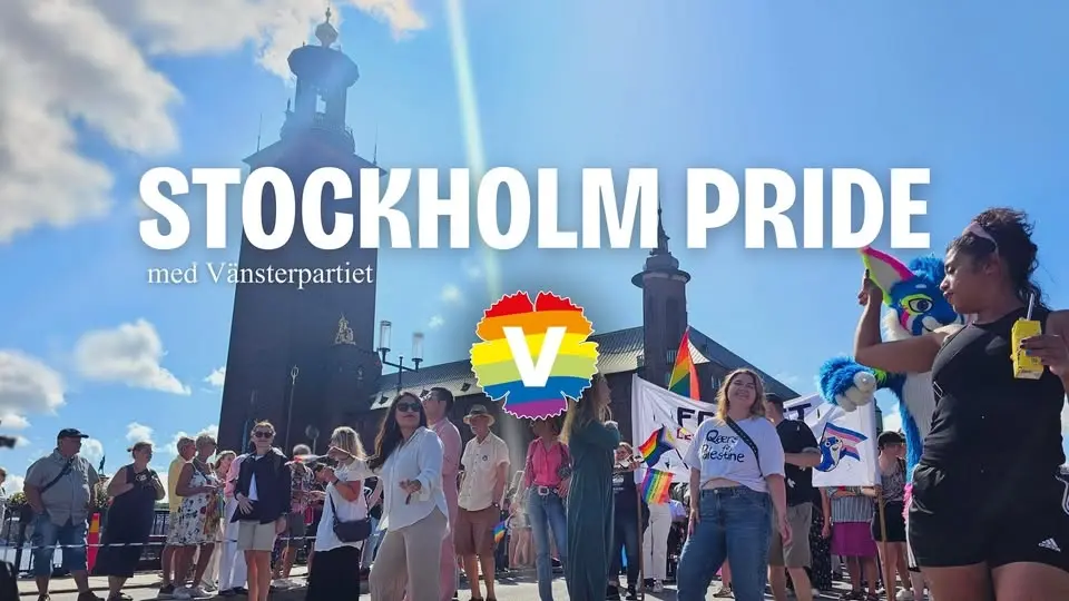 Pride 2026 med Vänsterpartiet