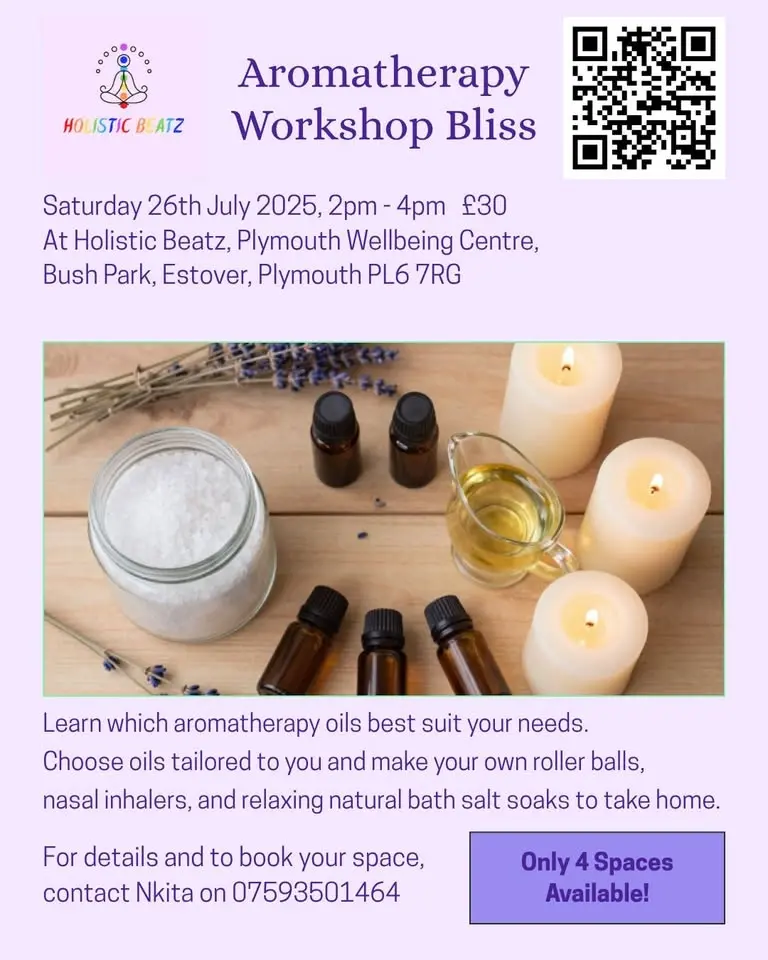 Aromatherapy bliss work shop