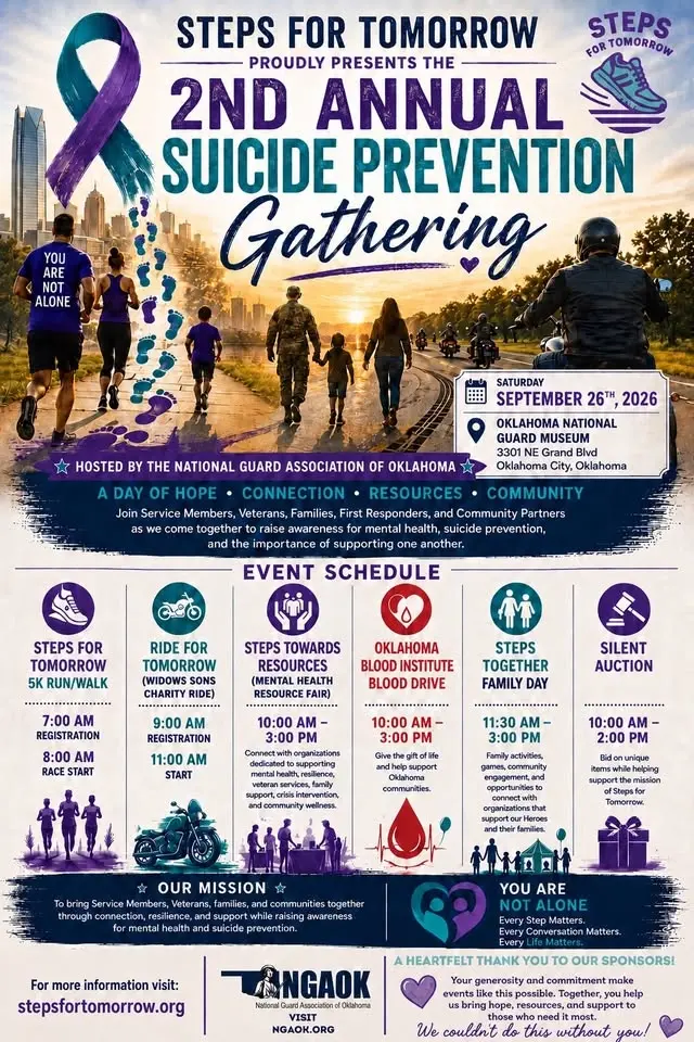 Steps for Tomorrow Suicide Prevention Gathering