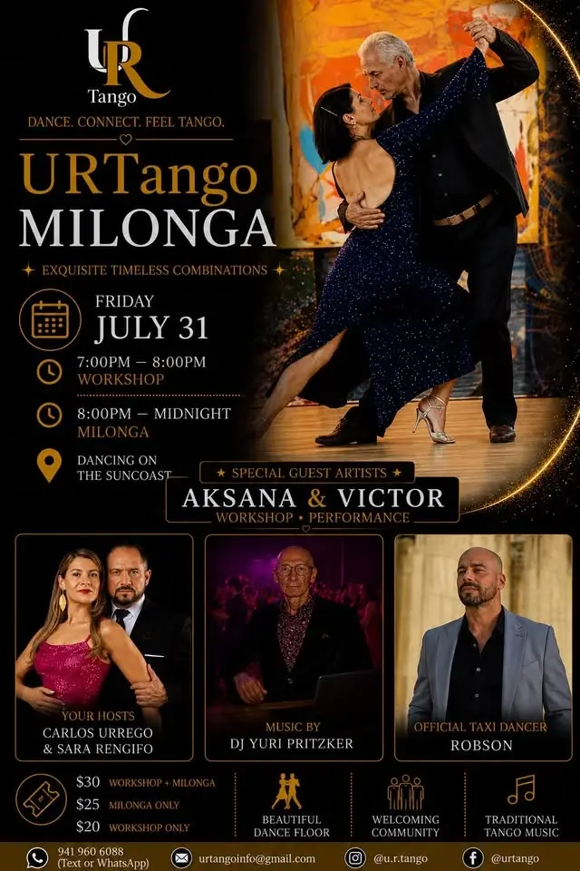 UR Tango Milonga – July Edition