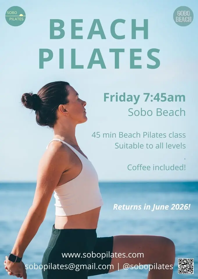 Beach Pilates with SOBOPilates 🧘 