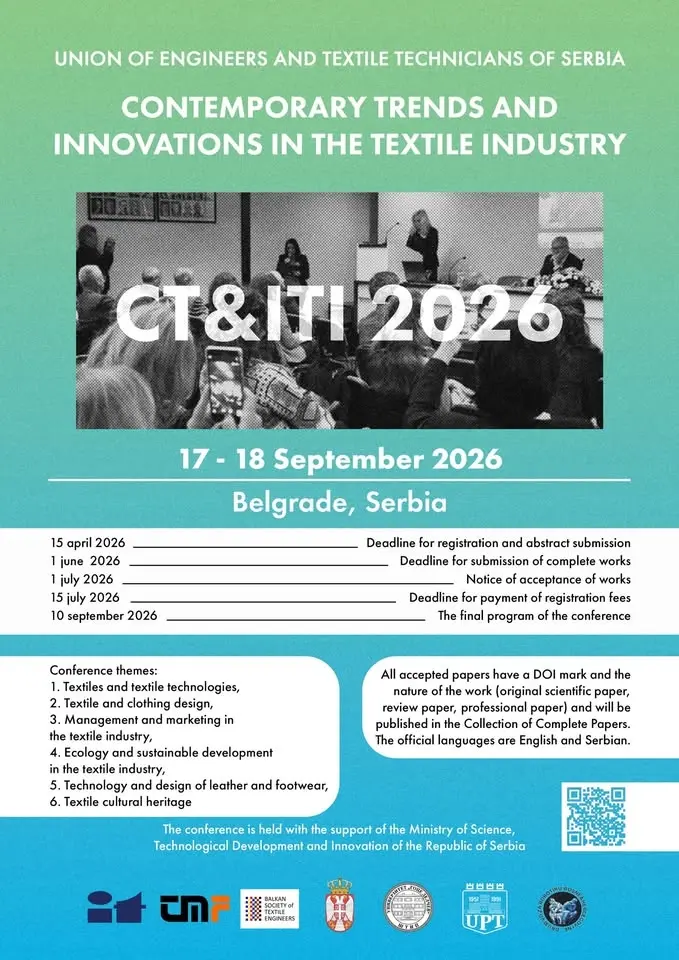 9th International Scientific Conference “Contemporary Trends and Innovations in Textile Industry” – 