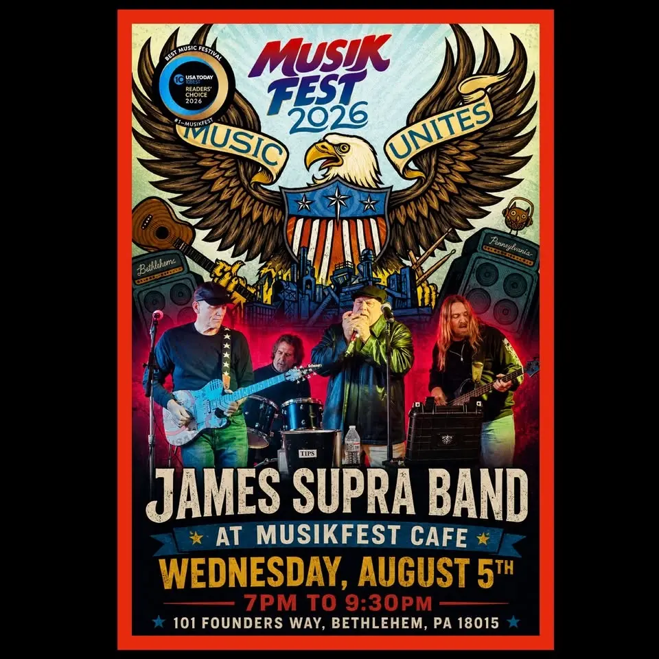 James Supra Band @ Musikfest Cafe