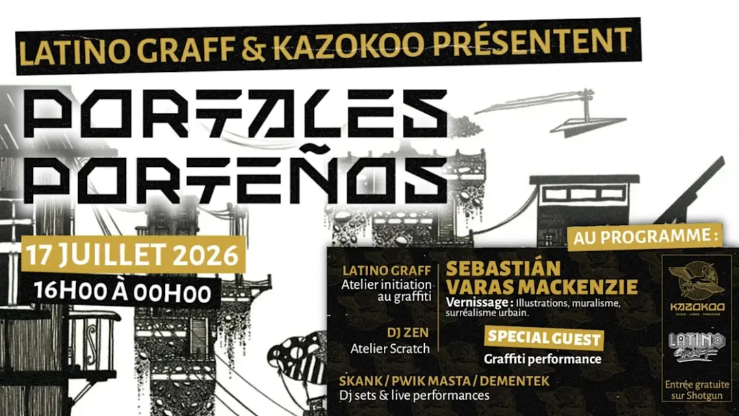 Portales Porteños - Latino Graff X Kazokoo