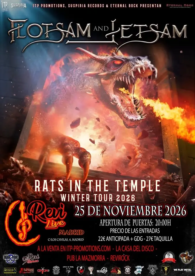 Flotsam and Jetsam - Sala Revi Live (Madrid)