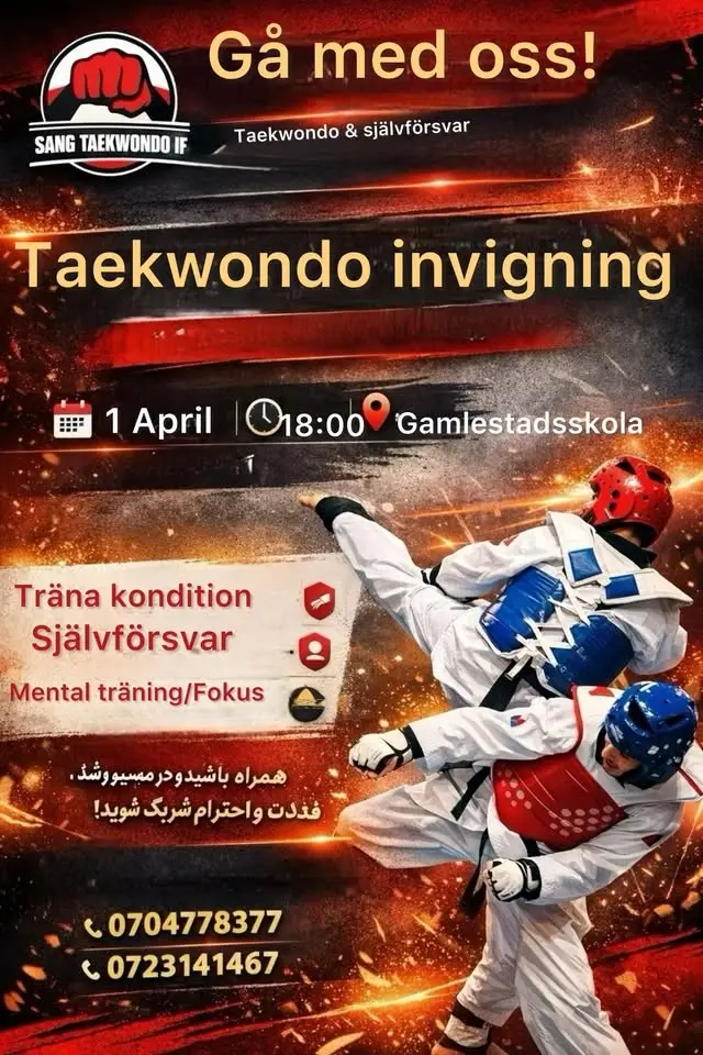 Sang Taekwondo invigning 