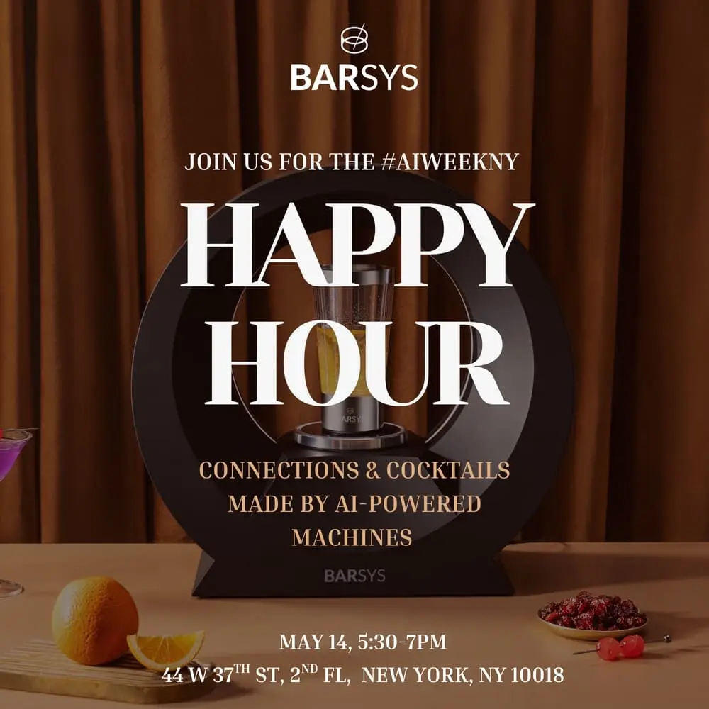 #AIWeekNY — Barsys Happy Hour
