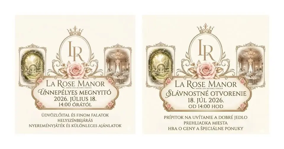 ÜNNEPÉLYES MEGNYITÓ-SLÁVNOSTNÉ OTVORENIE
