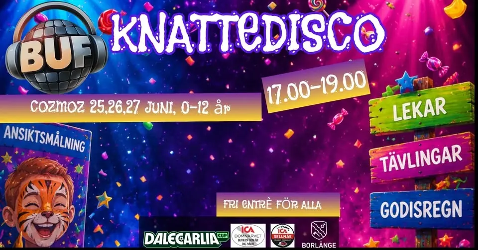 KNATTEDISCO DC HELGEN!
