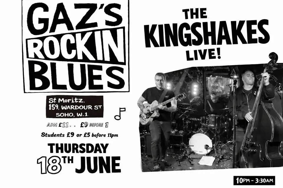 Kingshakes LIVE at Gaz's Rockin Blues 