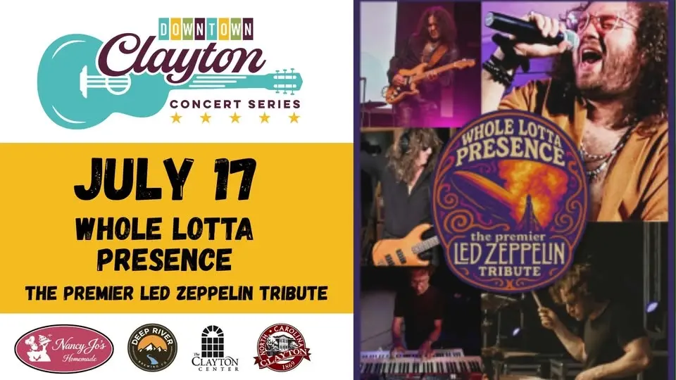 Downtown Clayton Concert: Whole Lotta Presence- The Premier Led Zeppelin Tribute