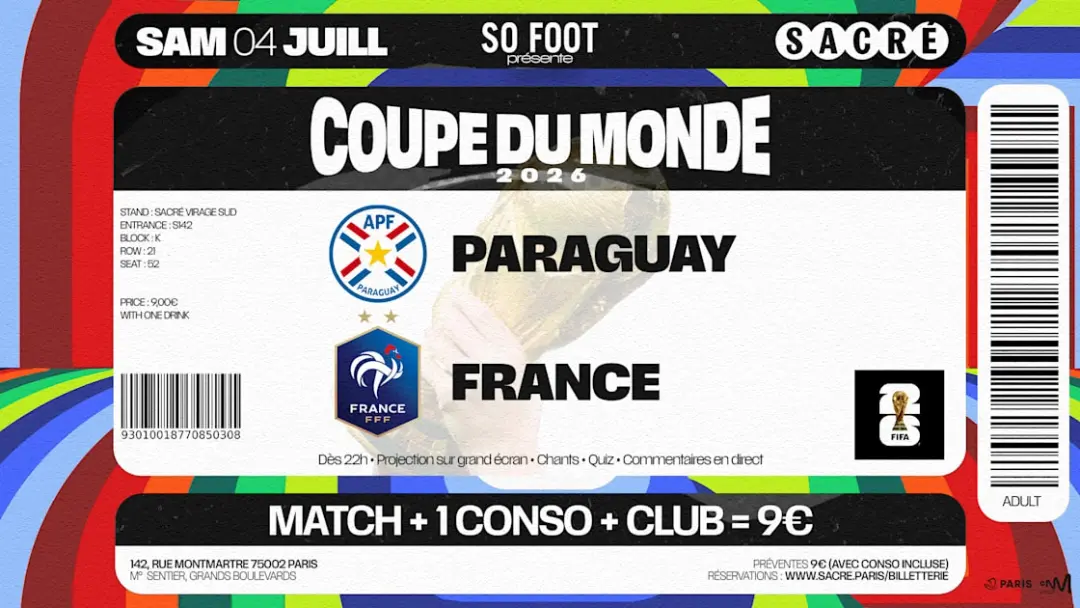 So Foot Présente : Paraguay - France