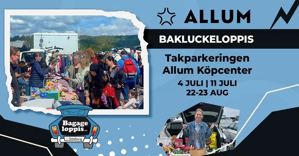 Bagageloppis Allum Köpcentrum 2026