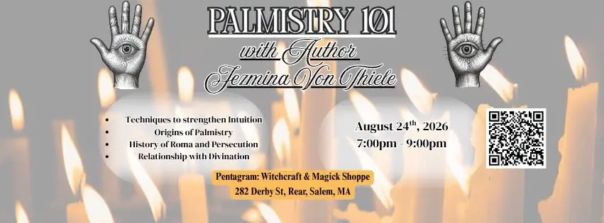 Palmistry 101 - With Author Jezmina Von Thiele