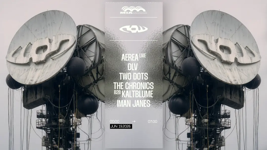 RAW: AEREA (live), DLV, Two Dots, The Chronics b2b KALTBLUME, Iman Janes