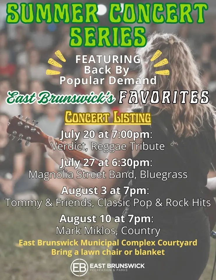 East Brunswick's Acoustic Monday Outdoor Concert Series