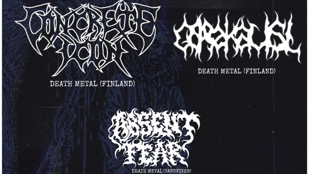 Gorekaust + Concrete Icon + Absent Fear Live @Klubb Fredagsmangel