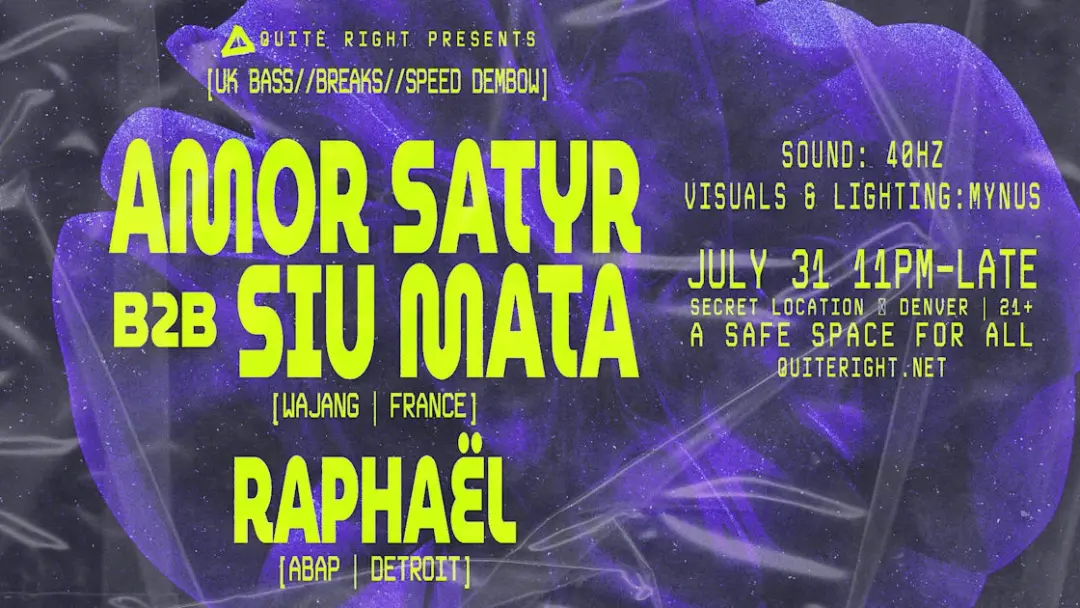 Qr Pres: Amor Satyr B2b Siu Mata [Wajang]