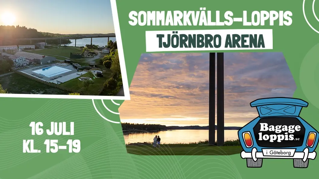 Sommarkvällsloppis Tjörnbro Arena 16 juli