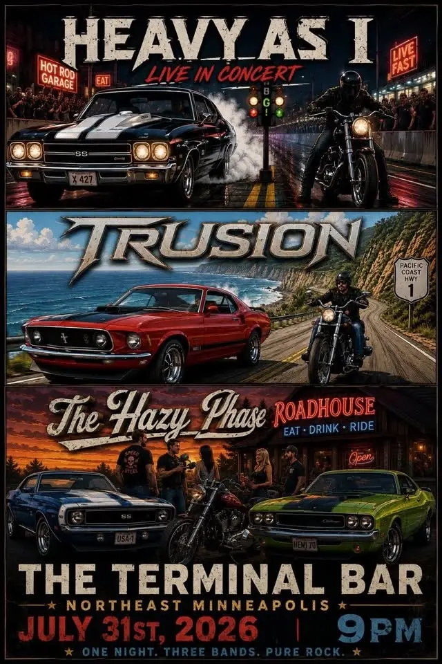 Heavy As I - The Hazy Phase - Trusion - The Terminal Bar