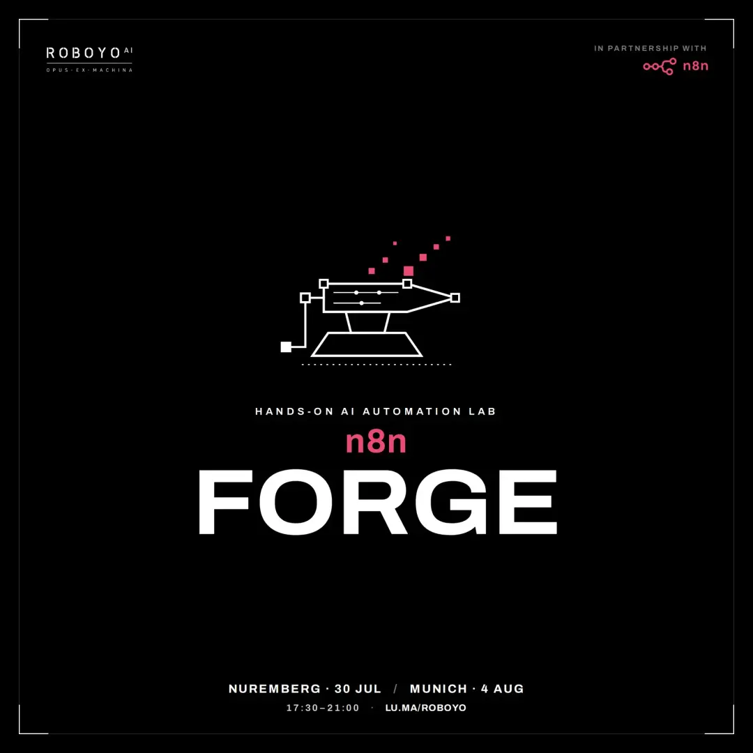Roboyo x n8n FORGE — Hands-on AI Automation Lab