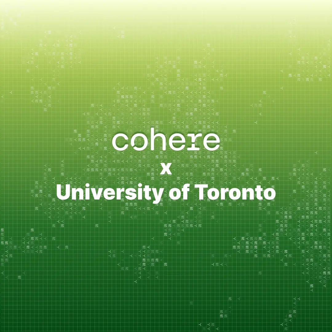 Cohere @ UofT: AMA with Aidan Gomez
