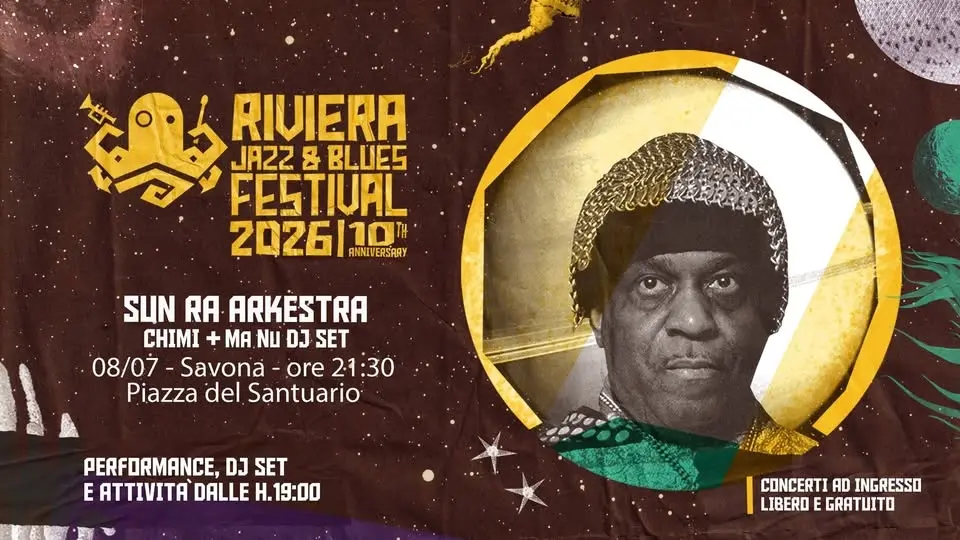 Sun Ra Arkestra + Chimi + MaNu @ Riviera Jazz & Blues Festival - Santuario - Savona