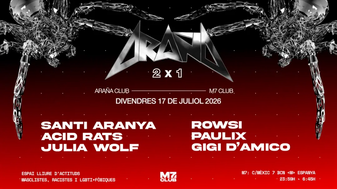 ARAÑA CLUB [Santi Aranya, Acid Rats, Julia olf, Rowsi, Paulix, Gigi D'Amico]