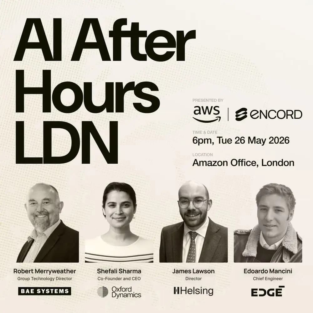 [London] AI After Hours - Encord x AWS