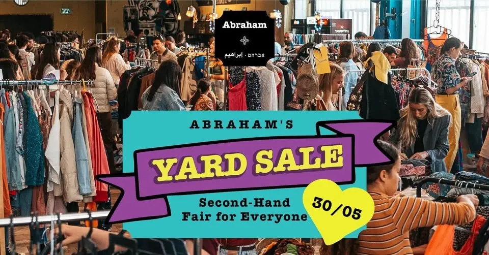 YARD SALE יריד יד שנייה באברהם תל אביב | 30/05