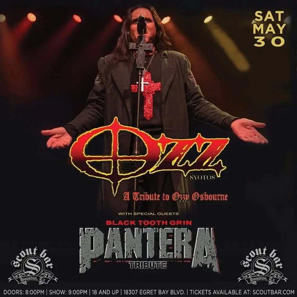 OZZ- a tribute to Ozzy Osbourne + Black Tooth Grin- a Pantera tribute