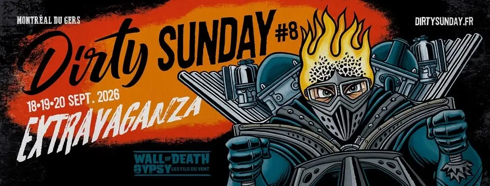 Dirty Sunday Festival #8 - 18-19-20 septembre 2026
