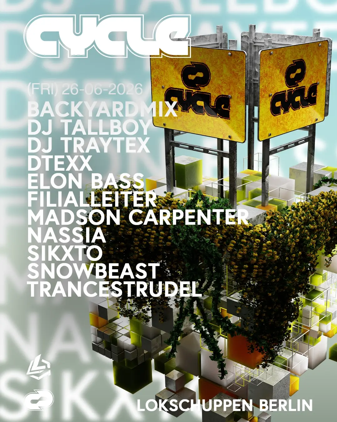 CYCLE(ONLY OUTDOOR) pres. DJ Tallboy, Elon Bass, Trancestrudel & DJ Traytex