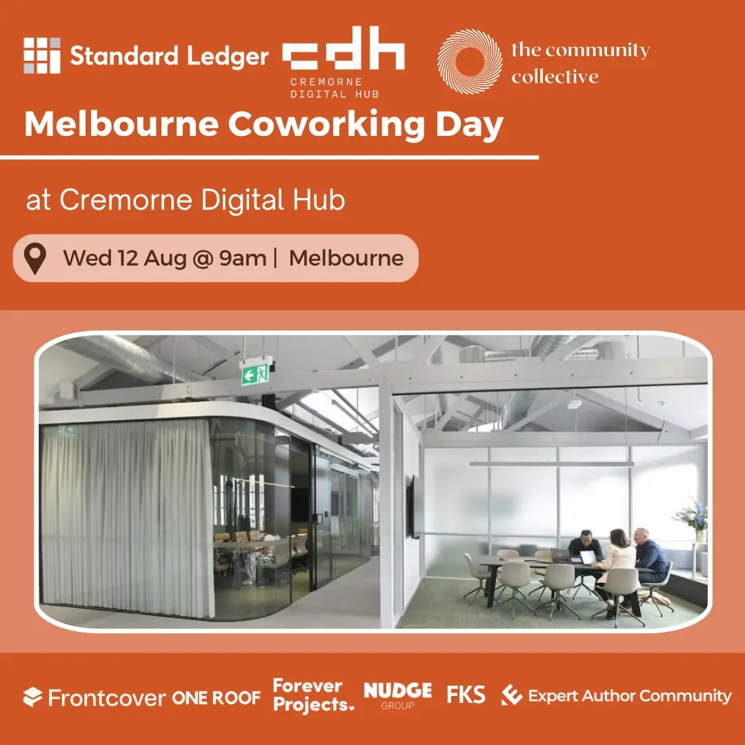 🏵 Melbourne: Coworking Day @ Cremorne Digital Hub