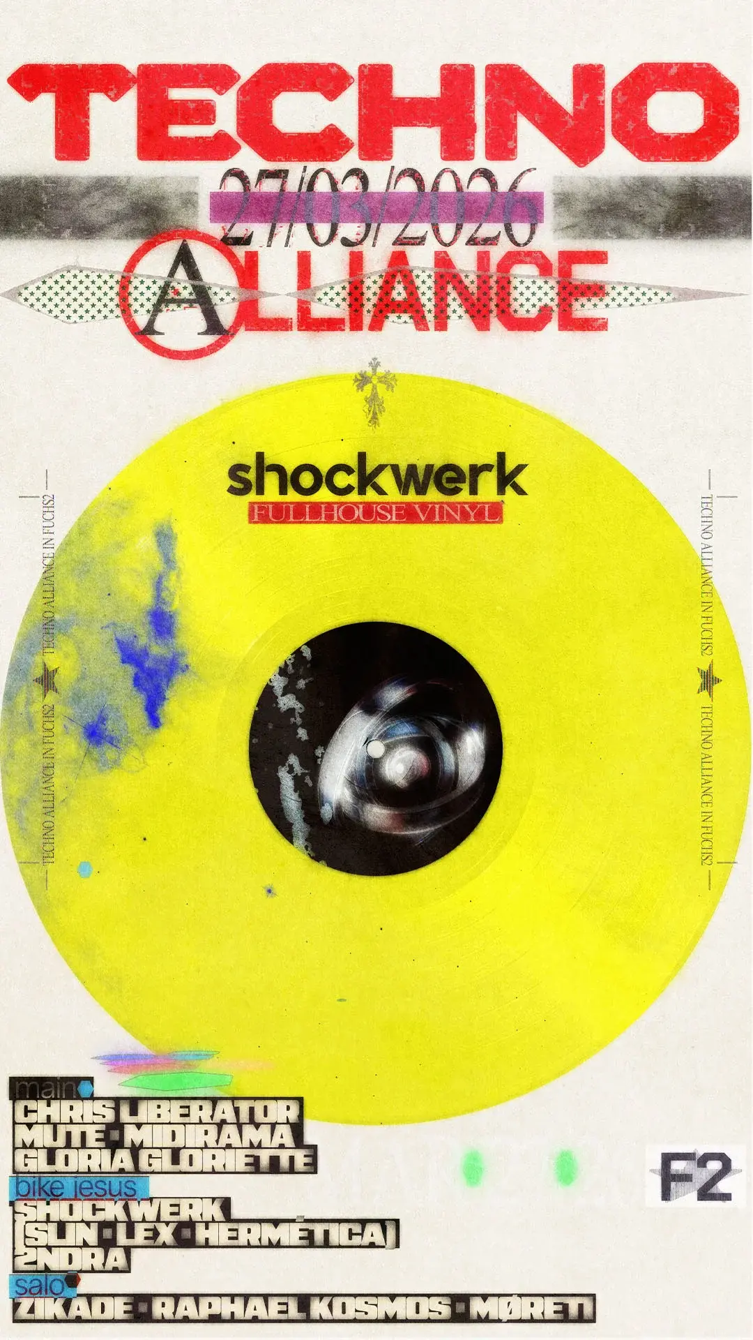 TECHNO ALLIANCE & SHOCKWERK / FULLHOUSE VINYL: Chris Liberator ☆ slin ☆ Lex ☆ HERMÉTICA & more