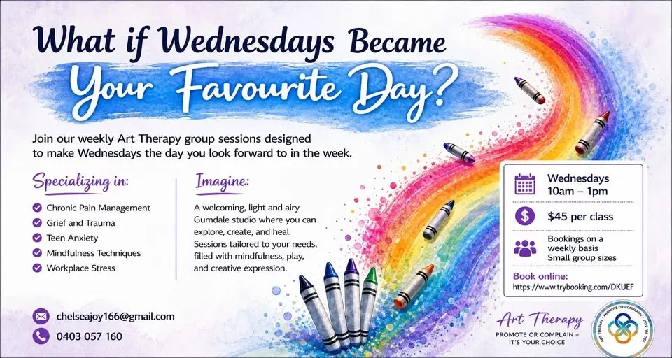 Weekly Art Therapy Group Classes