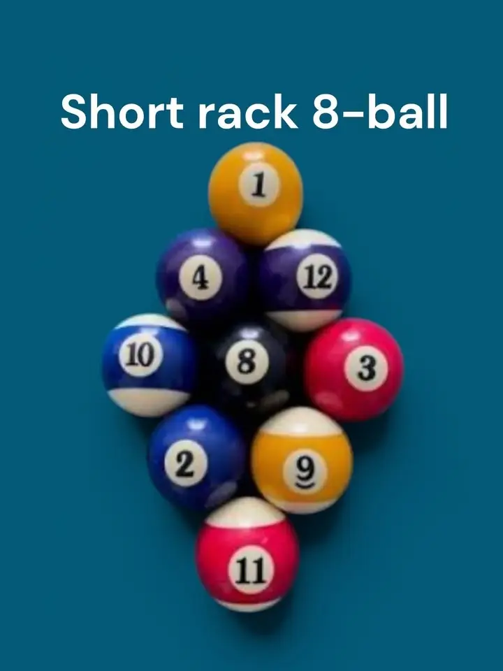 8-ball short rack-cash tournament