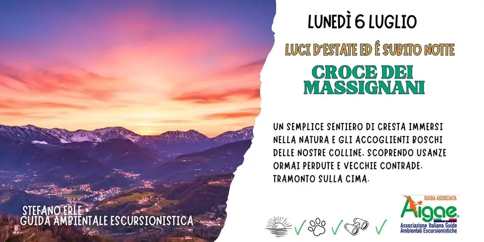 LUCI ESTATE ED É SUBITO NOTTE: CROCE DEI MASSIGNANI