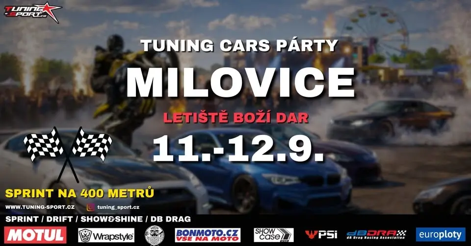 Tuning Cars Párty Milovice