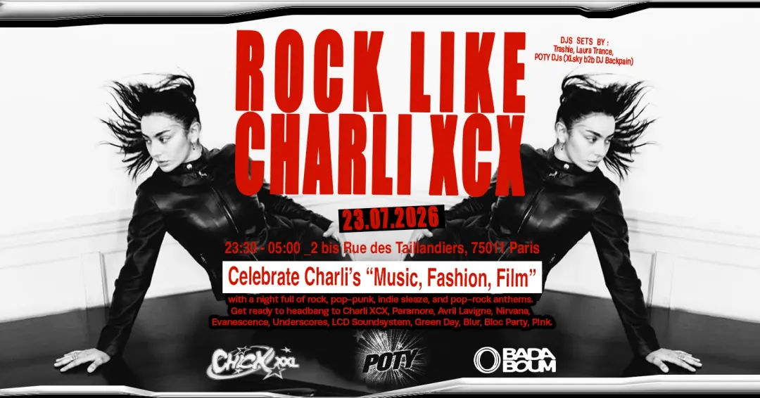 Club — LA CH!CK x POTY: Rock Like Charli XCX