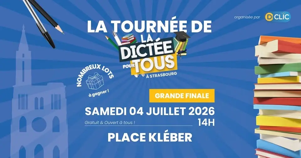 Grande Finale de La Dictée pour Tous à Strasbourg 