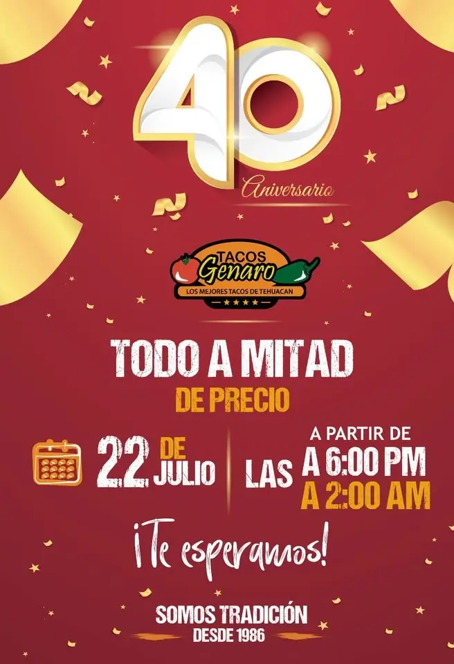 40 aniversario 