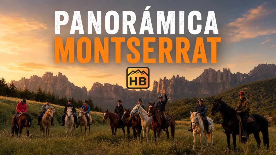 Última plaza ‼️ 🐎 Ruta a caballo con vistas increíbles de Montserrat ⛰️