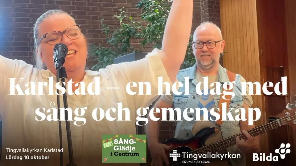 Sångcompaniet gästar Karlstad med Sångglädje i centrum – sjung för att det är roligt
