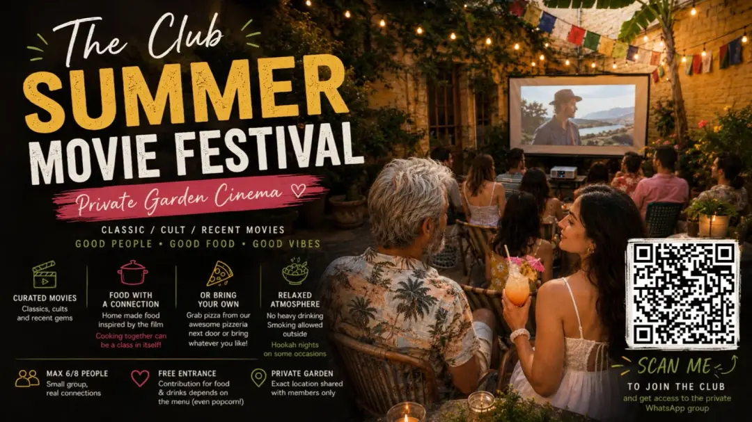 π¬ The Club β Summer Movie Festival (Private Garden)