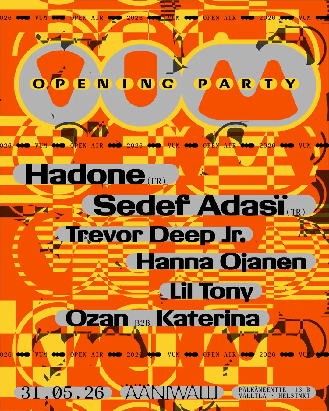VUM Open Air 2026 Opening Party